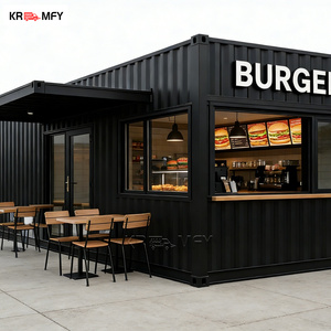 ร้านอาหารคอนเทนเนอร์เคลื่อนที่แบบชุบสังกะสี บาร์เคลื่อนที่ คาเฟ่กลางแจ้ง รถพ่วงครัวสำเร็จรูป - Product Image 6