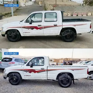 2005 4X4 Hilux Strpes For TOYOTA Pickup Sticker Car Graphics To Arabic Area
