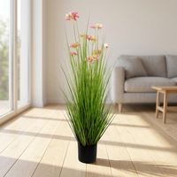 Herbe artificielle en plastique réaliste, respectueuse de l'environnement, durée de vie de 10 ans, 108 cm, marque TSINGXU, verdure d'intérieur et d'extérieur