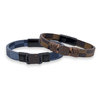 Nouveau Bracelet NFC en Cuir de Coque de Noix de Coco avec Boucle Magnétique, Cadeau Sans Application, Personnalisation pour Contrôle d'Accès
