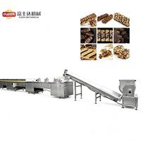 Machine à fabriquer des barres chocolatées FSD avec un bon effet de revêtement, structure en acier inoxydable