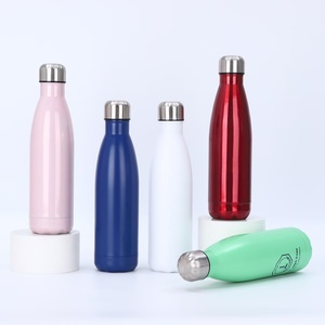 500mll双壁不锈钢绝缘水瓶可乐形瓶不锈钢可乐烧瓶 - Product Image 1