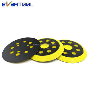 EVERTOOL Piatto di Supporto Semiflessibile da 5 Pollici con 8+2 Fori e Bordo in PU Morbido <span class=keywords><strong>per</strong></span> Lucidatrice Orbitale DA, <span class=keywords><strong>per</strong></span> Pannelli Auto Curvi - Product Image 3