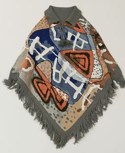 Capa de lana de Intarsia artística-Diseño de Obra Maestra africana de Sonth Prendas de punto únicas China Plazo de entrega de muestra de 7 días - Product Image 1