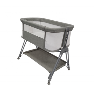 Lit <span class=keywords><strong>de</strong></span> bébé en métal <span class=keywords><strong>de</strong></span> qualité supérieure, berceau <span class=keywords><strong>de</strong></span> voyage pour nourrisson, nouveau design, lit cododo, berceau à bascule pour bébé - Product Image 4