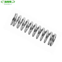 Ressort de compression en acier sur mesure, fil de carbone inoxydable, type conique avec traitement de placage au zinc, fournisseur de ressorts