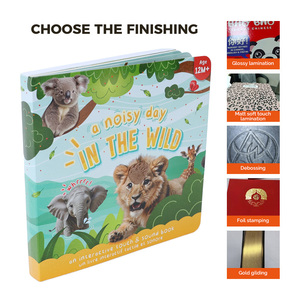 Impresión de Libros de Sonido Musicales Personalizados para Bebés, Libro Electrónico Interactivo con Sonidos de Animales en Inglés para Niños, con Audio - Product Image 4