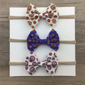 Di Vendita superiore Del Bambino Accessori Dei <span class=keywords><strong>Capelli</strong></span> Della Ragazza Floreale Stampato Scuola Dell'arco Dei <span class=keywords><strong>Capelli</strong></span> Per La Promozione - Product Image 6