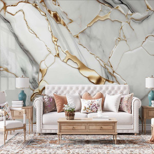 Autocollant mural en marbre rose imperméable, panneau mural en mousse XPE, <span class=keywords><strong>papier</strong></span> <span class=keywords><strong>peint</strong></span> amovible à coller et à décoller pour la décoration murale de la maison, insonorisant - Product Image 5