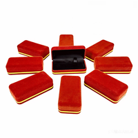 Étui en velours floqué avec boîtes d'emballage pour cartouches vides ultra premium jetables Box Ace Rouge