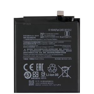Batería BM4R de 4160 mAh para Xiaomi, para Teléfono Reacondicionado, Venta al por Mayor, Mi 10 Lite 5G, CE RoHS, Venta al por Mayor a Granel - Product Image 1