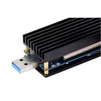 Module 5G SIMCOM SIM8380G-M2 avec carte USB, antennes, câbles et dissipateur thermique embarqué (avec dissipateur thermique et vis de fixation)