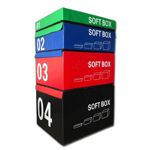 Hot bán biểu tượng tùy chỉnh phòng tập thể Dục Đào Tạo plyometric nhảy hộp an toàn mềm Sit-up thiết bị - Product Image 1