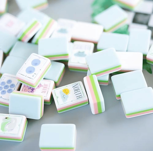 2026 Neue Bama Mahjong Ginger Tiles – das Ginger 160 Acryl-Mahjong-Set mit 4 Lagen und Bama Mahjong-Matte - Product Image 3