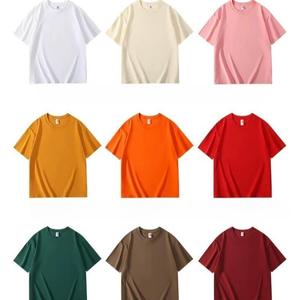 200gsm Trọng Lượng Nặng 100% Cotton Dệt Kim Thoáng Khí Hip Hop O-Cổ Ngắn Tay Áo Người Đàn Ông Của Tùy Chỉnh T-Shirt In Kỹ Thuật Số Thêu - Product Image 5