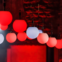 Système d'éclairage cinétique VDF DMX 512 avec boule LED cinétique, éclairage RGBW coloré, boule élévatrice pour scène, lumières de scène pour événements, DJ, club, discothèque, fête
