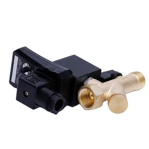 Size G1/4 AC220V IP65 OPT Series Automatic Brass Body Water Mechanical Solenoid Valve Timer Electronic Drain