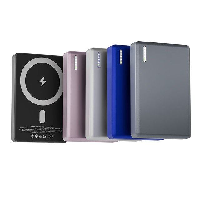Hot-selling Ultra-Thin 10000mAh 10W/15w/20w Type-C Input and Portable Magnetic 2-in-1 Fast Wireless Charger Power Bank