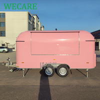 WECARE Remolque De Comida Food Track Remorque de restauration Entièrement équipé Mobile Café Pizza Food Truck avec équipement de cuisine complet