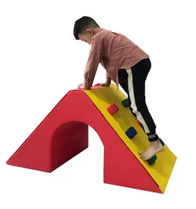 New Arrival Single-tunnel Play Ground Equipment Kids Children Soft Playground Indoor Educational DIY Toy Set