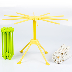 Pieghevole 10 bracci di plastica stendino per Pasta ripiegabile per Spaghetti freschi stendino per tagliatelle per cucina attrezzi per Pasta fatti <span class=keywords><strong>in</strong></span> <span class=keywords><strong>casa</strong></span> - Product Image 1