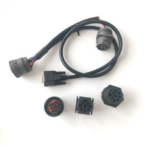 <span class=keywords><strong>9</strong></span>ขาชายหญิง Deutsch รอบเชื่อมต่อ J1939ปลั๊ก <span class=keywords><strong>HD10</strong></span>-<span class=keywords><strong>9</strong></span>-<span class=keywords><strong>1939PE</strong></span> ยานยนต์รถบรรทุกวินิจฉัยสายไฟเทียม - Product Image 6