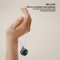 Réduction du bruit du microphone sans fil S3 pour l'enregistrement pour le téléphone Microphone Lavalier magnétique professionnel avec boîtier de charge