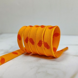 Premium Canvas 8mm Flat <b>Shoelace</b> Personalized Cartoon Alien Printed Fashion Summer Casual Sportshoes Sneaker Shoestring - Product Image 5