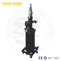 TECHTEAM en Oferta, Soporte de Acero para Line Array de Alta Capacidad de Carga (230 kg), Torre Elevadora de 5.3 m, Modelo MT-530, Certificación TUV CE, para Colgar Altavoces
