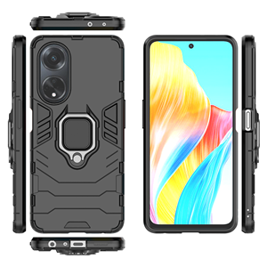 Funda para Oppo A38/A98 <span class=keywords><strong>5G</strong></span>/A58 <span class=keywords><strong>4G</strong></span>/Oppo A78, Funda de Lujo a Prueba de Golpes con Anillo Metálico, Soporte Magnético para Coche - Product Image 1