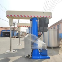 Homogénéisateur industriel pour produits chimiques | Disperseur de levage hydraulique avec conception à vitesse variable à deux axes