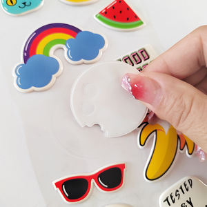 Produttore personalizzato cartone animato testo gonfio 3D adesivo adesivo decorativo per telefono - Product Image 6