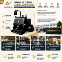 Machine de découpe et de rainurage manuelle à barre de sécurité ML 160 pour cartons rigides à angle ouvert, machine pour boîtes cosmétiques, découpeuse de sécurité