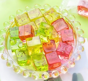 Caramelos de Goma con Jugo de Frutas Multicolores, Directo de Fábrica, Envueltos Individualmente, en Caja a Granel, OEM, Marca Privada - Product Image 1