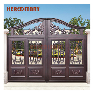 Portes automatiques en aluminium, <span class=keywords><strong>portail</strong></span> <span class=keywords><strong>coulissant</strong></span> pour allée et portails coulissants élégants - Product Image 3