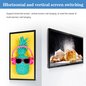 Pantalla Táctil LCD Ultrafina de 55 Pulgadas, Tamaño Personalizado, Reproductor de Publicidad para Montaje en Pared Interior - Product Image 3