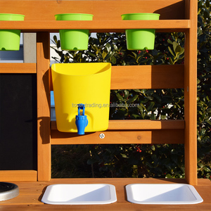 Cuisine en bois d'extérieur avec jouet éducatif préscolaire pour enfants - Product Image 2