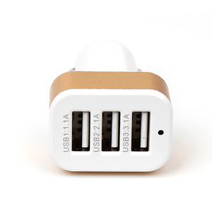 Populaire durable 3 USB anneau en aluminium chargeur de voiture 5 V 1A <span class=keywords><strong>2A</strong></span> pour l'enregistreur de données d'automobile et navigation - Product Image 5