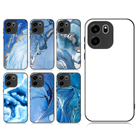 Coques de téléphone à sublimation vierges pour OnePlus Turbo 6, vente en gros, coque de téléphone DIY 2D en TPU avec insert métallique pour OnePlus