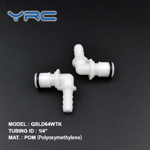 Yrc Acetal <span class=keywords><strong>1</strong></span>/<span class=keywords><strong>4</strong></span> "<span class=keywords><strong>hose</strong></span> barb Bảng điều chỉnh gắn kết kết nối thép gai nhanh chóng ngắt kết nối ống vách ngăn Coupler nhựa nhanh chóng phù hợp khớp nối - Product Image 6