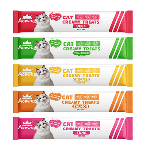 OEM ODM 15g à base de <span class=keywords><strong>viande</strong></span> pour chat, collation, complément alimentaire liquide nutritif, barres délicieuses pour chats, vente en gros en usine - Product Image 1