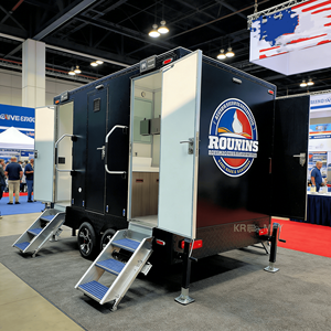 Desert Expedition Mobile Bathroom Trailer Oasis Sanitation With Cooling System For Extreme Heat Outdoor Survival <b>Camp</b> - Product Image 2