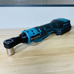 3/8" Portable Cordless Ratchet Wrench Handle Right Angle Gear Wrench Rechargeable <b>Torque</b> Wrenches With Socket <b>Set</b> - Product Image 1