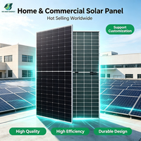 Panneau solaire bifacial de type N, le plus récent au monde, panneau photovoltaïque solaire 580w 585w 590w 600 Watt, panneau solaire en verre trempé de 2,0 mm