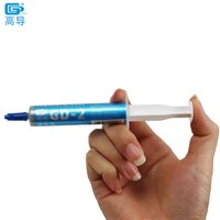 2 Buah Berat Bersih 15 Gram Abu-abu GD-2 7.5W/M-K Pasta Pelumas Konduktif Termal Plester Senyawa Pendingin untuk CPU LED GPU