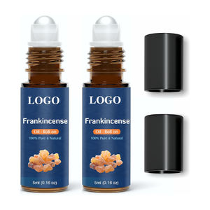 Huile essentielle personnalisée 10 ml Huile essentielle d'encens et de myrrhe l Roll-On 100% Pure de qualité thérapeutique homéopathique - Product Image 1