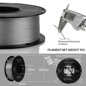 Filamento PETG PLUS TINMORRY RoHS de 1.75mm/2.85mm para Impresión 3D FDM 1KG/3KG/5KG/10KG Fabricante OEM/ODM - Product Image 6