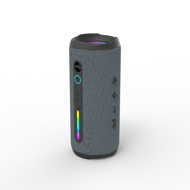 Fabric Portable Outdoor Wireless Speaker Hifi Subwoofer 20W Bass RGB Waterproof Speaker Deep Bass Outdoor Speaker with Lanyard