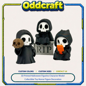 Figurine d'horreur d'Halloween en plastique imprimée en 3D, jouet de collection, échelle 1/12, décoration - Product Image 1