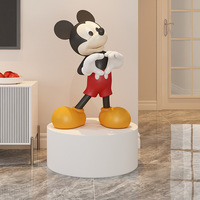 Bixin Love Mickey résine écologique fait à la main meuble TV noël salon grande décoration de sol haut de gamme cadeau de pendaison de crémaillère